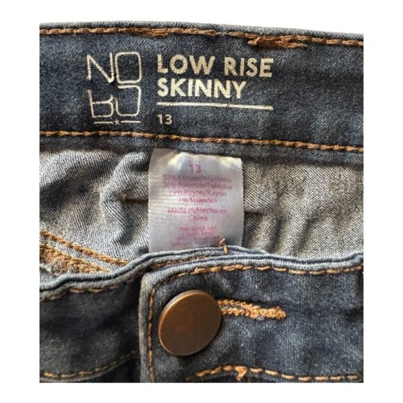 NOBO Low Rise Skinny Jeans - Junior Size 13(2400-15) - Picture 2 of 3